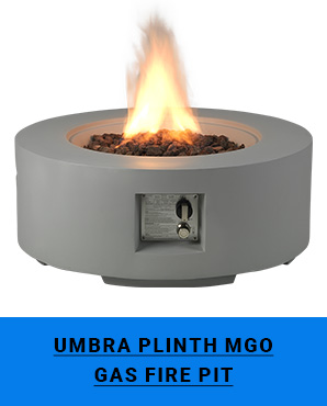 Umbra Round MgO Gas Fire Pit